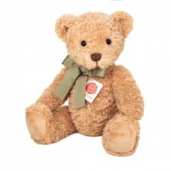 Oso Teddy Articulado 37 Cm. Lazo Verde