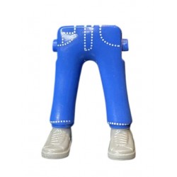 PIERNAS_0818 Pantalón Vaquero Zapatilla Gris 