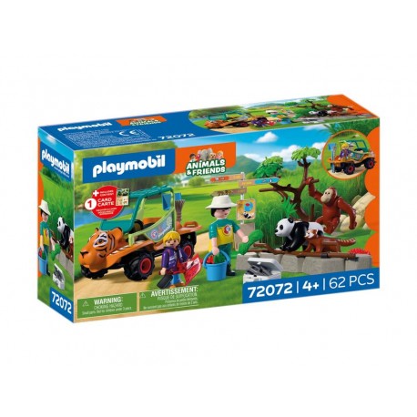 Playmobil® 72072 Zoo: Cuidador del Zoo con Vehículo