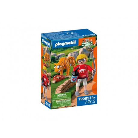Playmobil® 72089  Zoo: Tigre y Visitante