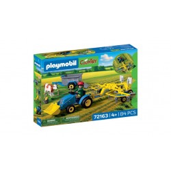 Playmobil® 72163 Tractor Pequeño con Hileradora de Heno