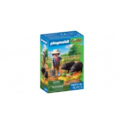 Playmobil® 72171 Granjero con Cerdito Panzón