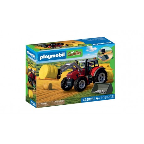 Playmobil® 72305 Tractor Grande con Pacas de Heno 