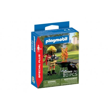 Playmobil® 72149 Bombero con Foco de Incendio