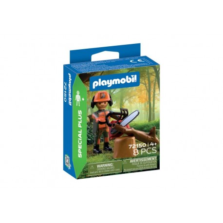 Playmobil® 72150 Trabajador Forestal con Motosierra
