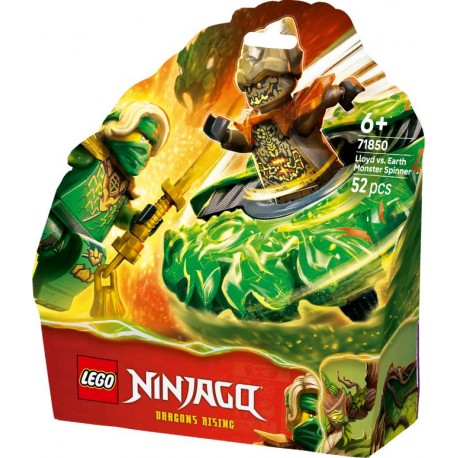 LEGO® 71850 Lloyd vs. Spinner del Monstruo de Tierra