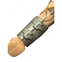 BRAZO_0615 Muñequera Correas Acero Oscuro Brazo sin Muñeca 