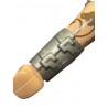 BRAZO_0615 Muñequera Correas Acero Oscuro Brazo sin Muñeca