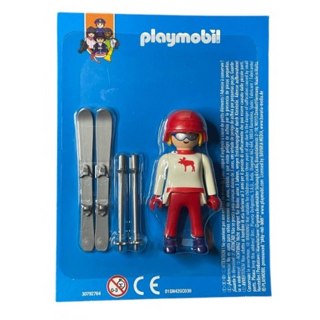 PLAYMOBIL 30792764 Profesiones: Esquiadora 