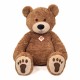 Oso Teddy Marrón con Huellas 75 cm.