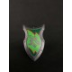 ESCUDO_0010, Escudo Irregular Clan Lobo Verde Raya Roja