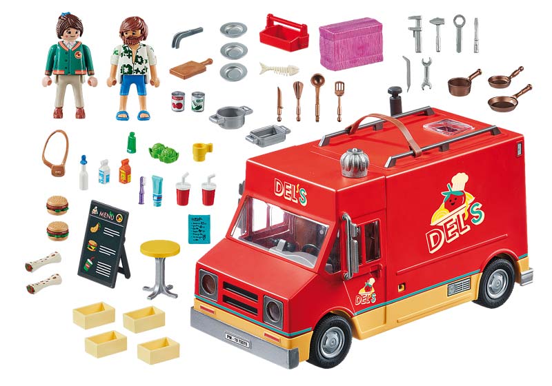 Contenido de Playmobil® 70075  Food Truck Dell