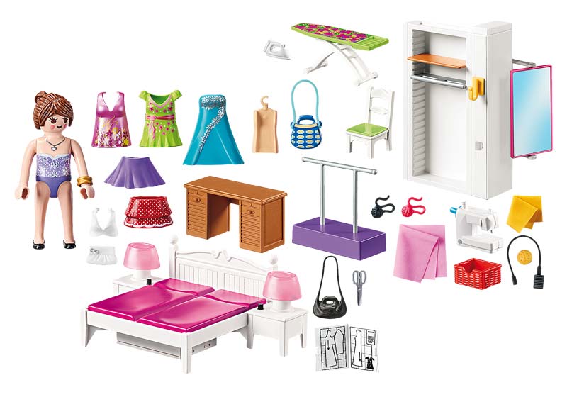 Contenido real de Playmobil® 70208 Dormitorio
