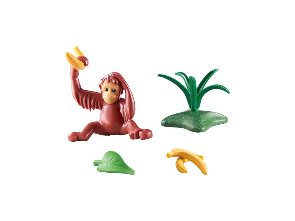 Contenido Real de Playmobil® 71074 Wiltopia: Orangután Joven