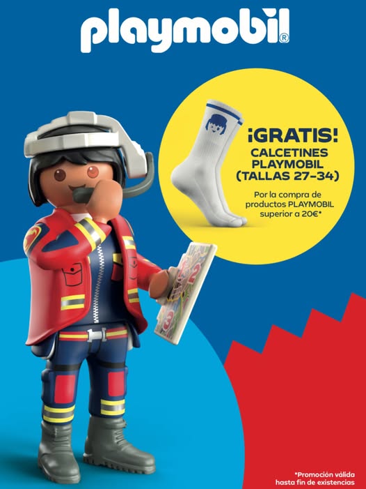 Llévate unos calcetines Playmobil® de regalo