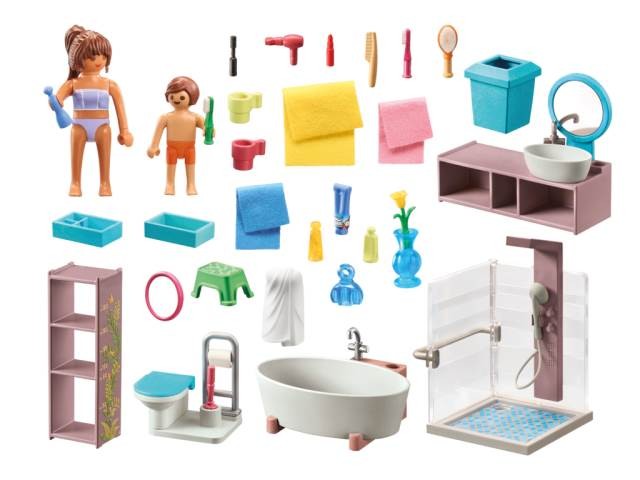 Contenido real de Playmobil® 71611 Baño