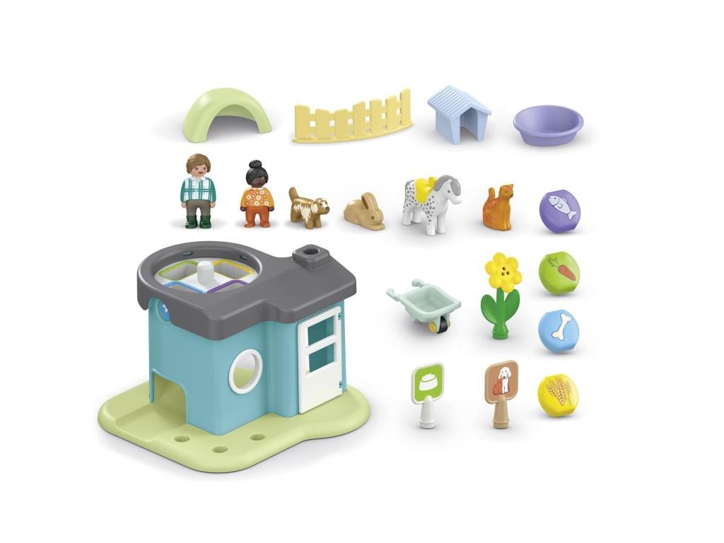 Contenido de Playmobil® 71690  Junior: Casa de Animales