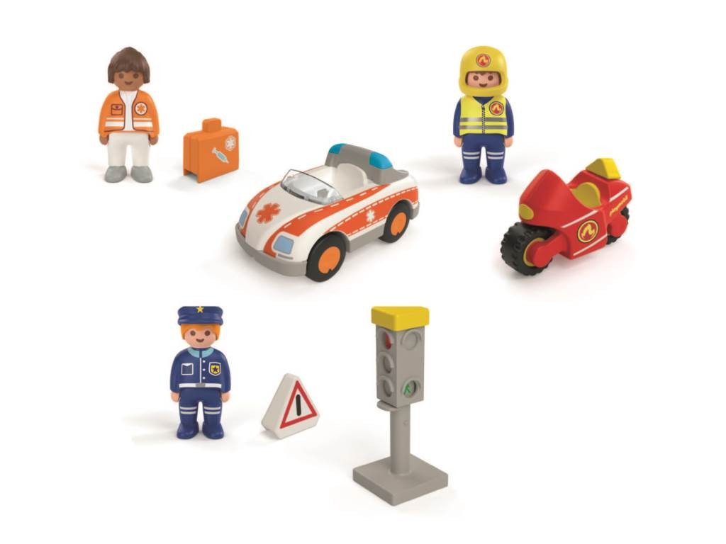 Contenido de Playmobil® 71692  Junior: Héroes del Día a Día