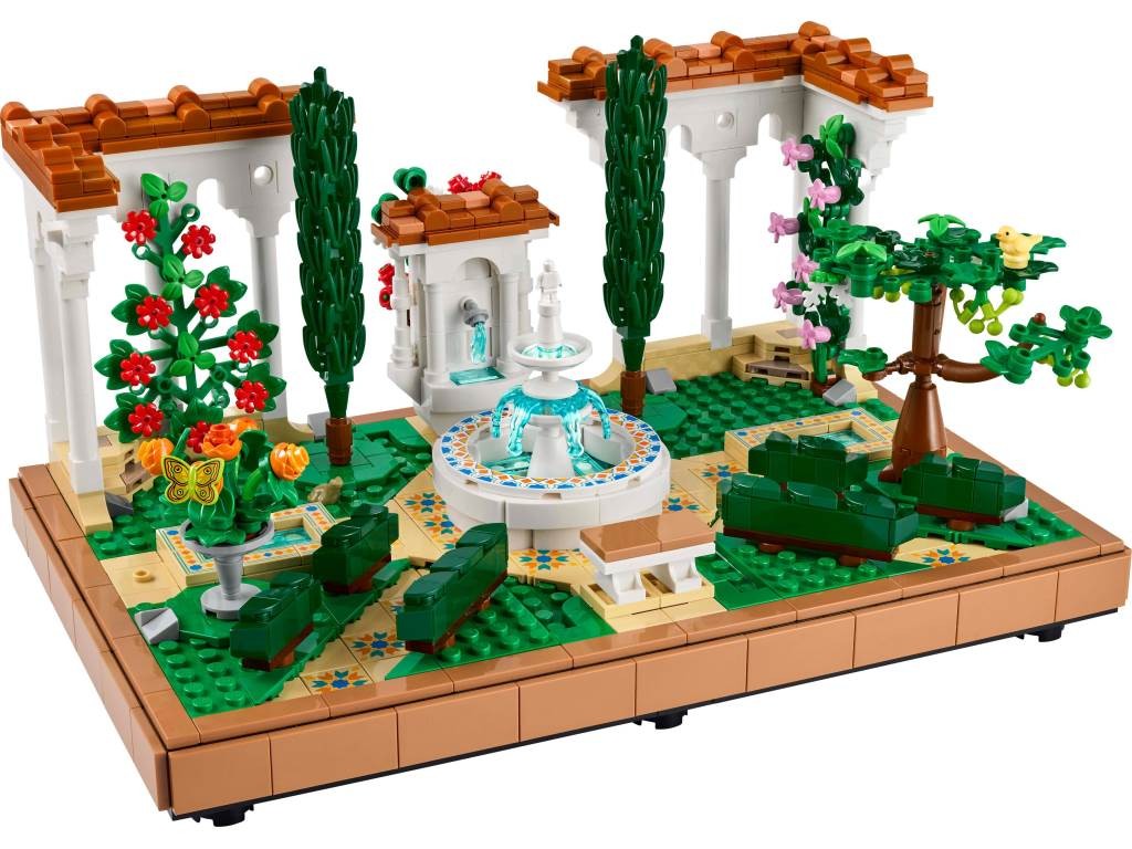 Contenido de LEGO® 10359 Jardín con Fuente