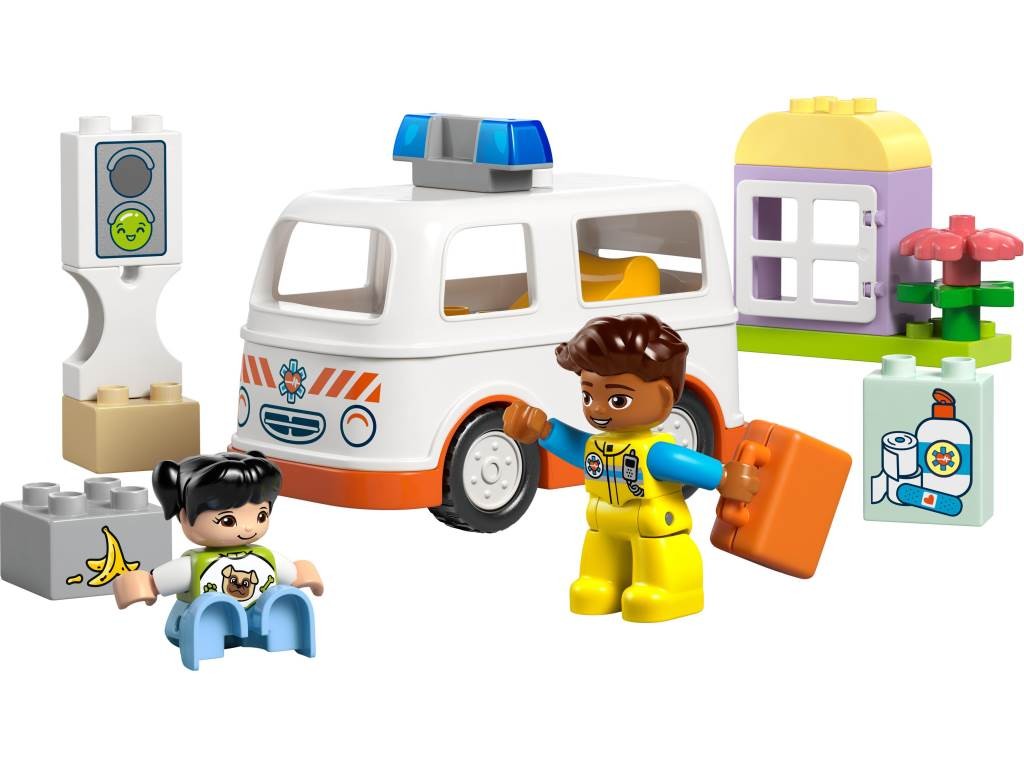Contenido de LEGO® 10447 Ambulancia y Conductor