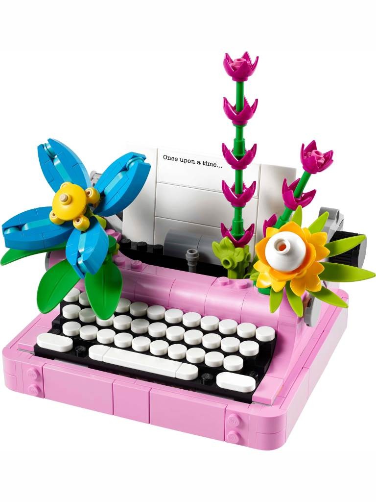 Contenido de LEGO® 31169 Máquina de Escribir con Flores