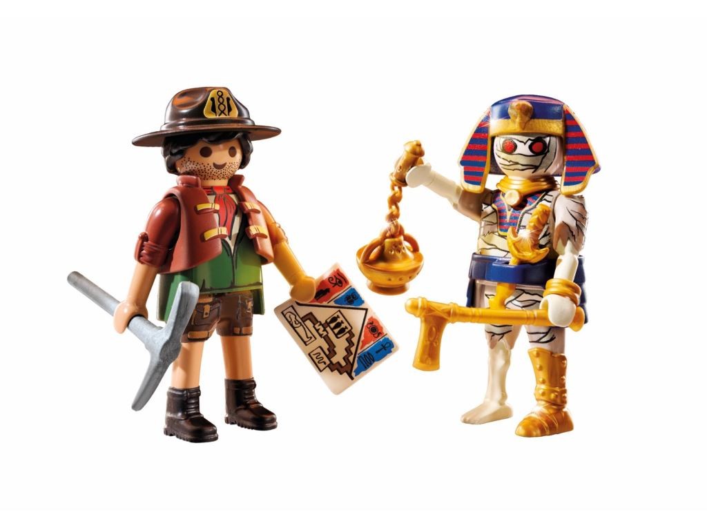 Contenido real de Playmobil® 71796 Cazador de Tesoro y Momia