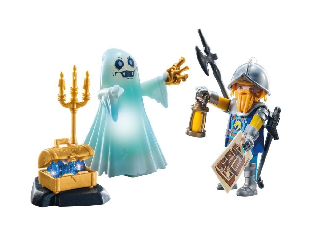 Contenido real de Playmobil® 71797 Starter Pack Fantasma y caballero Novelmore