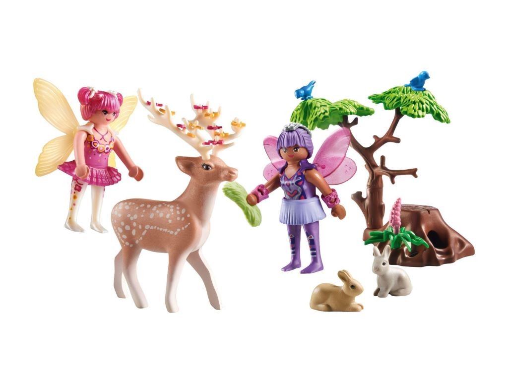 Contenido real de Playmobil® 71800 Starter Pack Hadas con Animales del Bosque