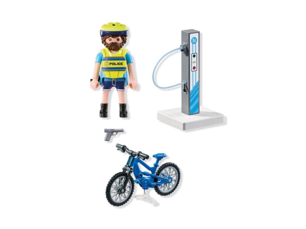 Contenido real de Playmobil® 71732 Patrulla en Bicicleta