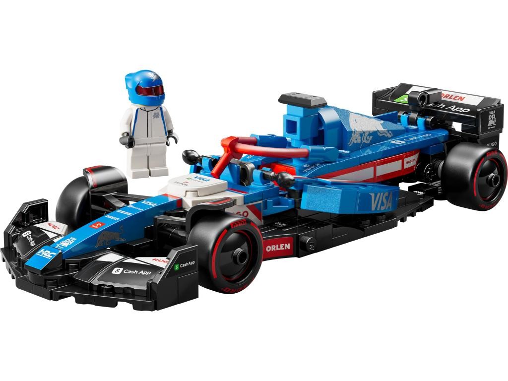 Contenido de LEGO® 77246 Coche de Carreras Visa Cash App RB VCARB 01 F1®
