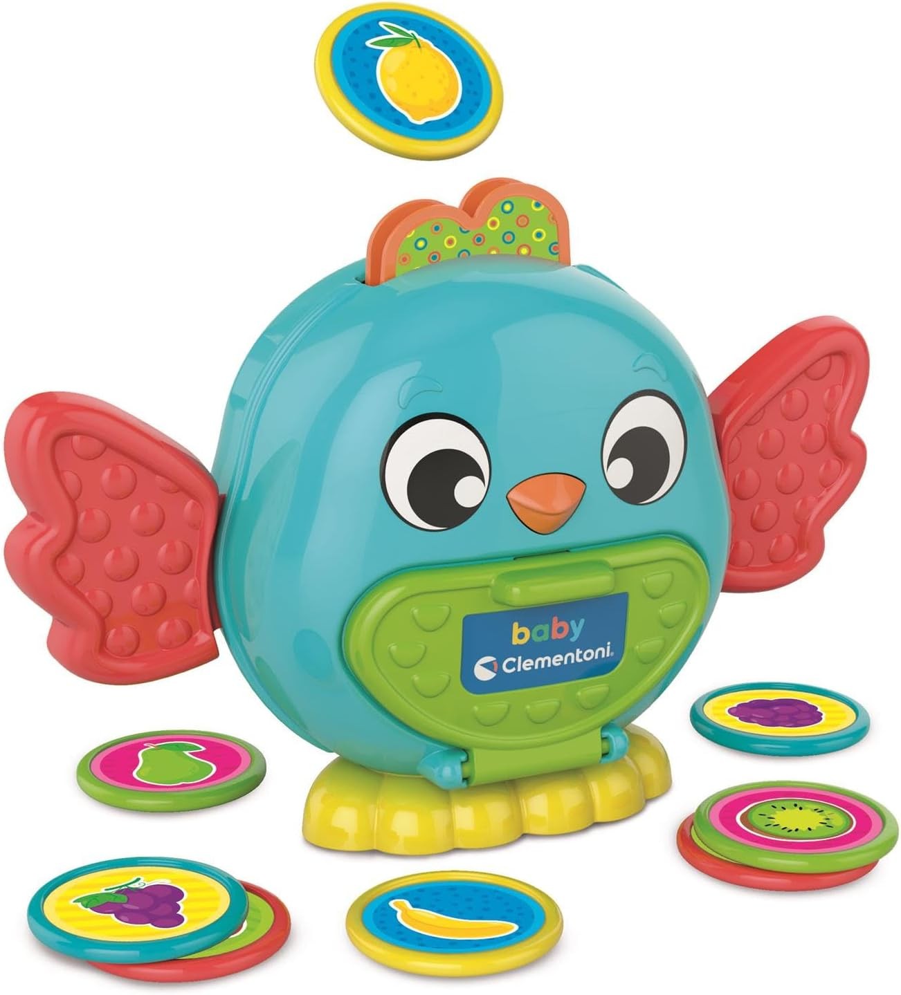 Contenido de Clementoni: Hucha Pajarito Montessori
