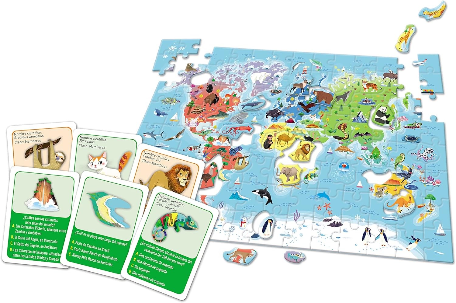 Contenido de Clementoni: Descubramos el Mundo