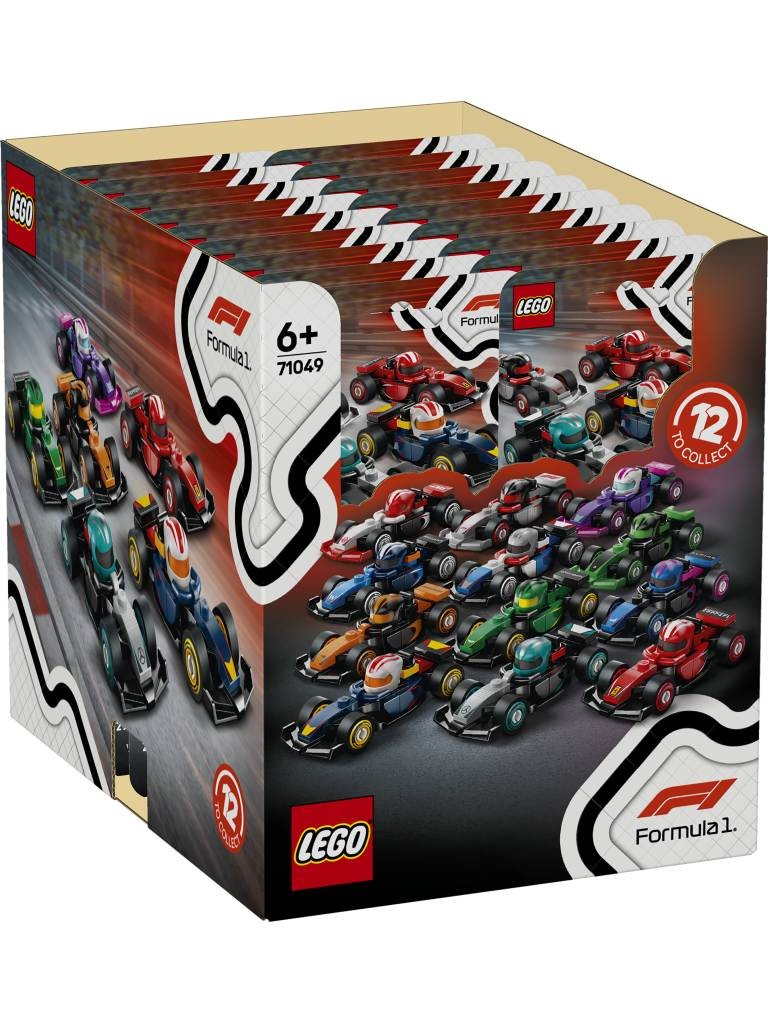 Contenido de LEGO® 71049 Caja Completa Coches de F1 Coleccionables