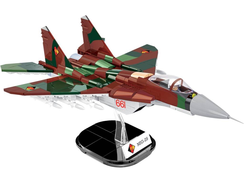 Contenido real de COBI 5851 MIG-29 (GDR - East Germany)
