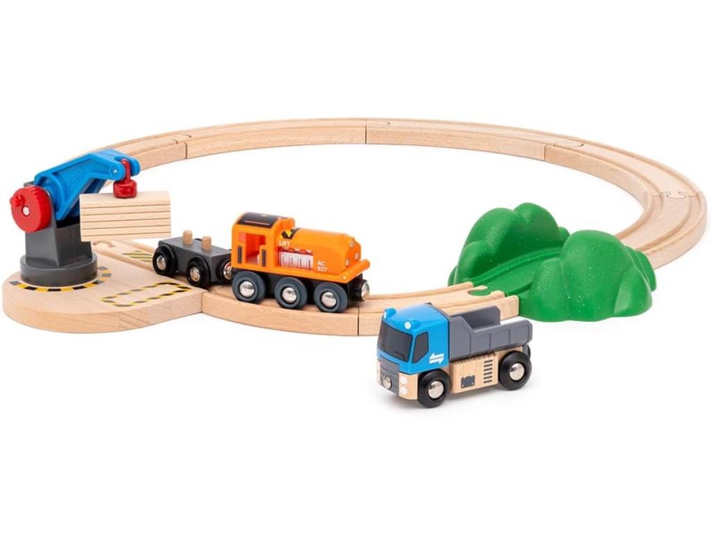 Contenido de BRIO® 36028 Set de Inicio Levanta y Carga