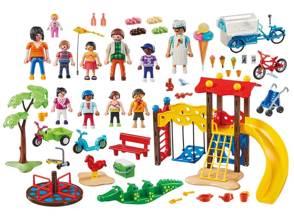Contenido real de Playmobil® 71571 Gran Parque Infantil
