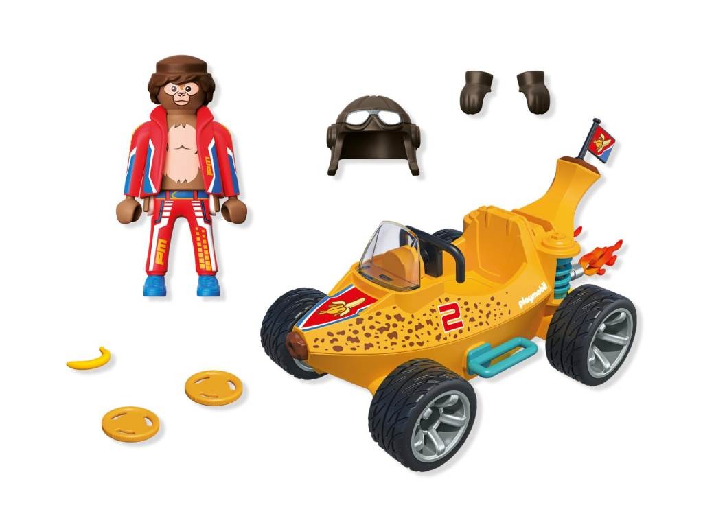Contenido real de Playmobil® 71717 Racing Banana