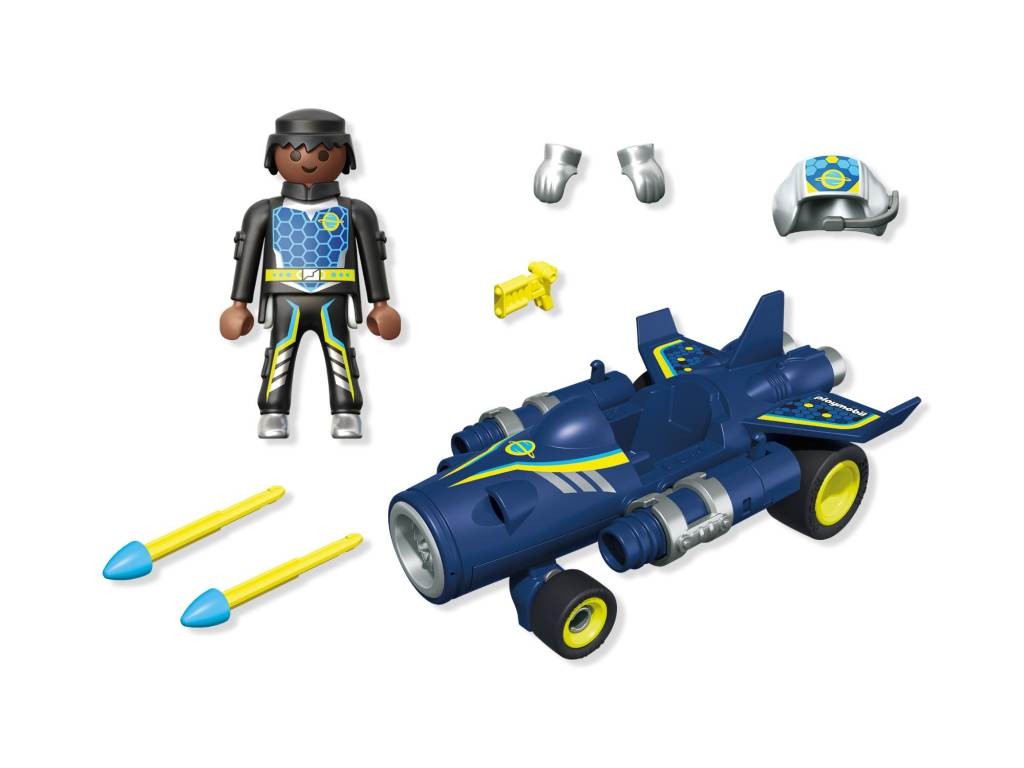 Contenido real de Playmobil® 71719 Racing Avión Espacial
