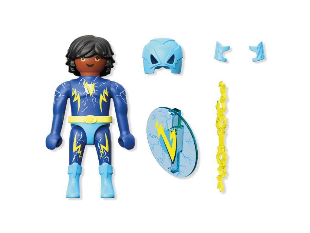 Contenido real de Playmobil® 71836 Héroe Relámpago
