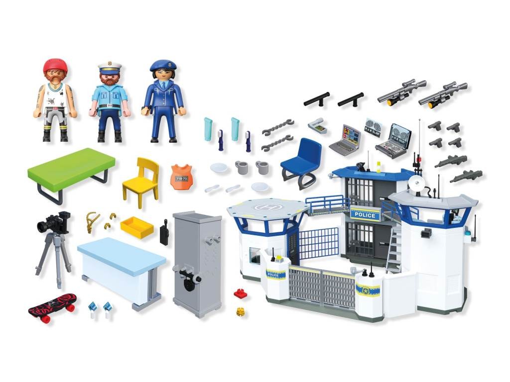 Contenido real de Playmobil® 71873 Central de Policía