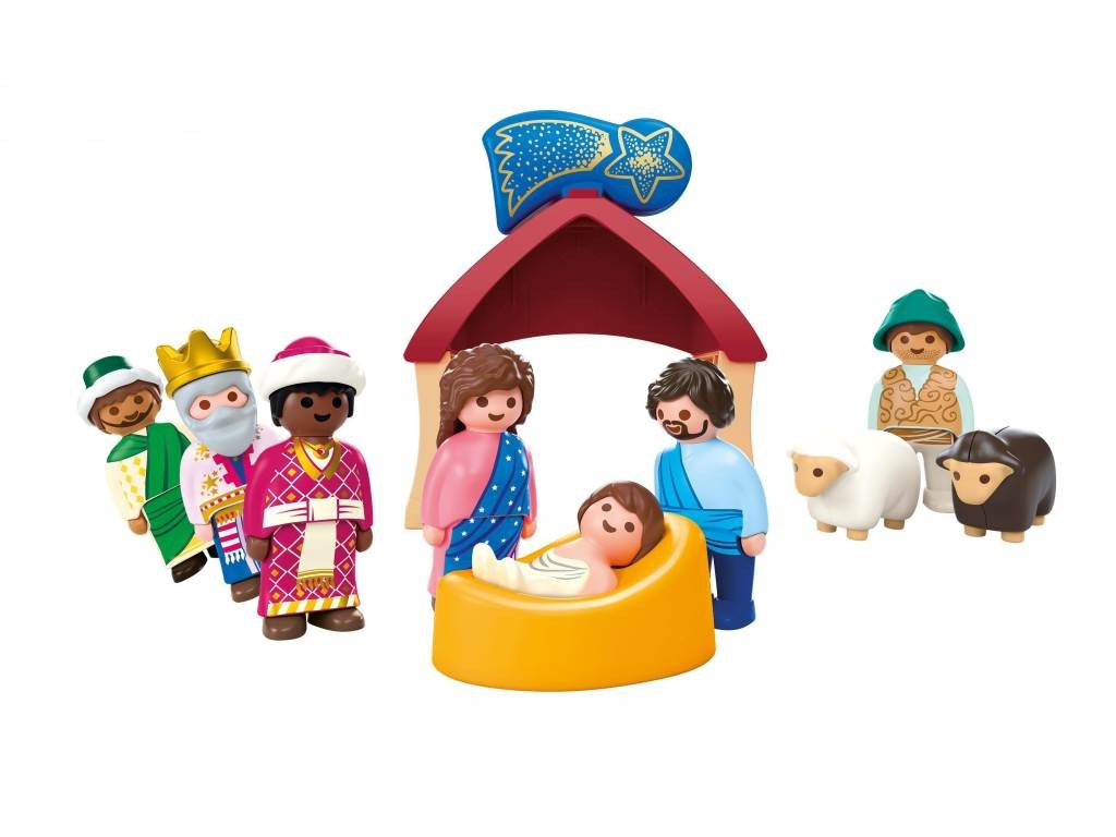 Contenido de Playmobil® 72001 Junior: Belén con Reyes Magos