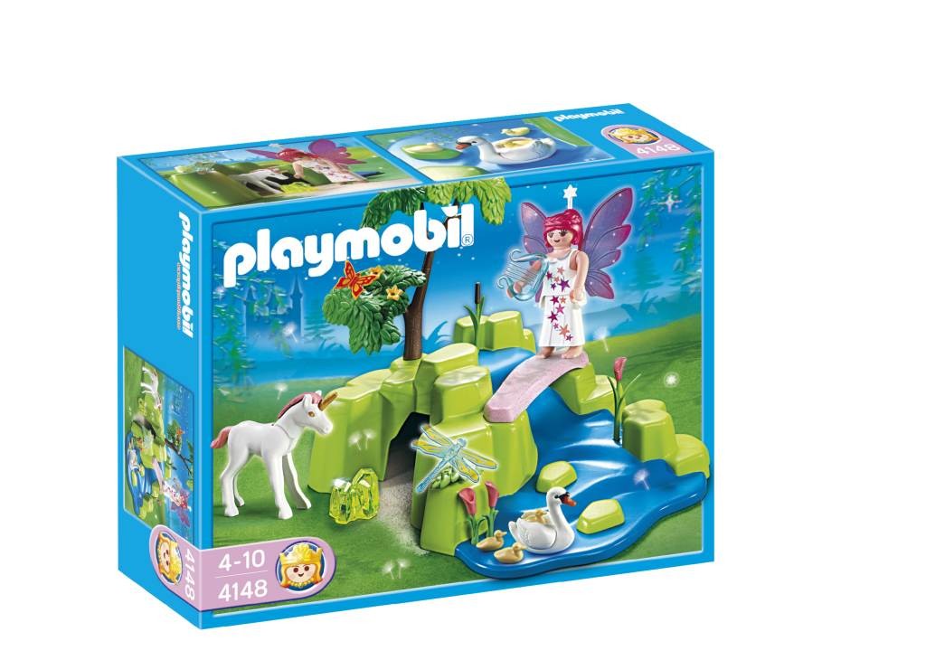 Contenido Real de PLAYMOBIL 4148 Compact Set Hada con Unicornio