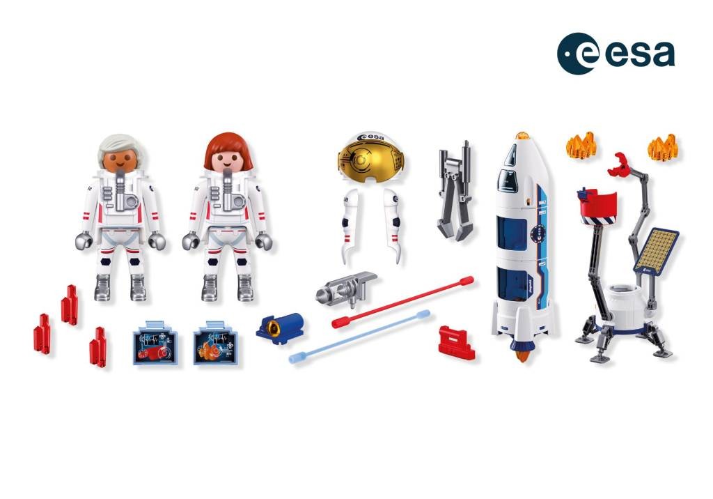 Contenido real de Playmobil® 72011 Planeador Espacial de la ESA