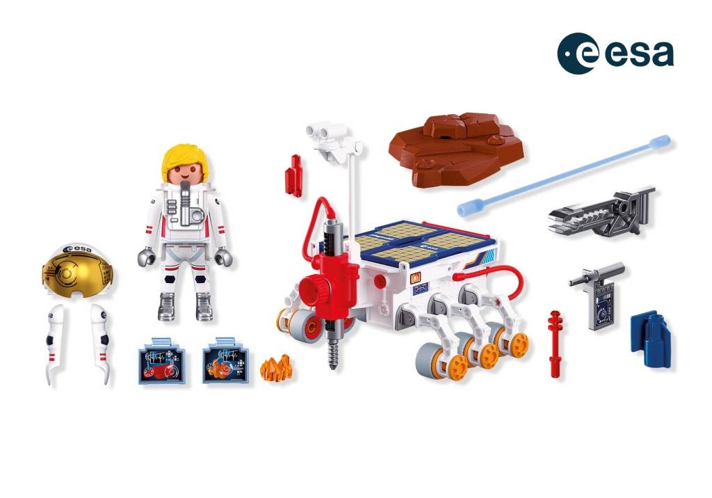 Contenido real de Playmobil® 72012 Rover para Marte de la ESA