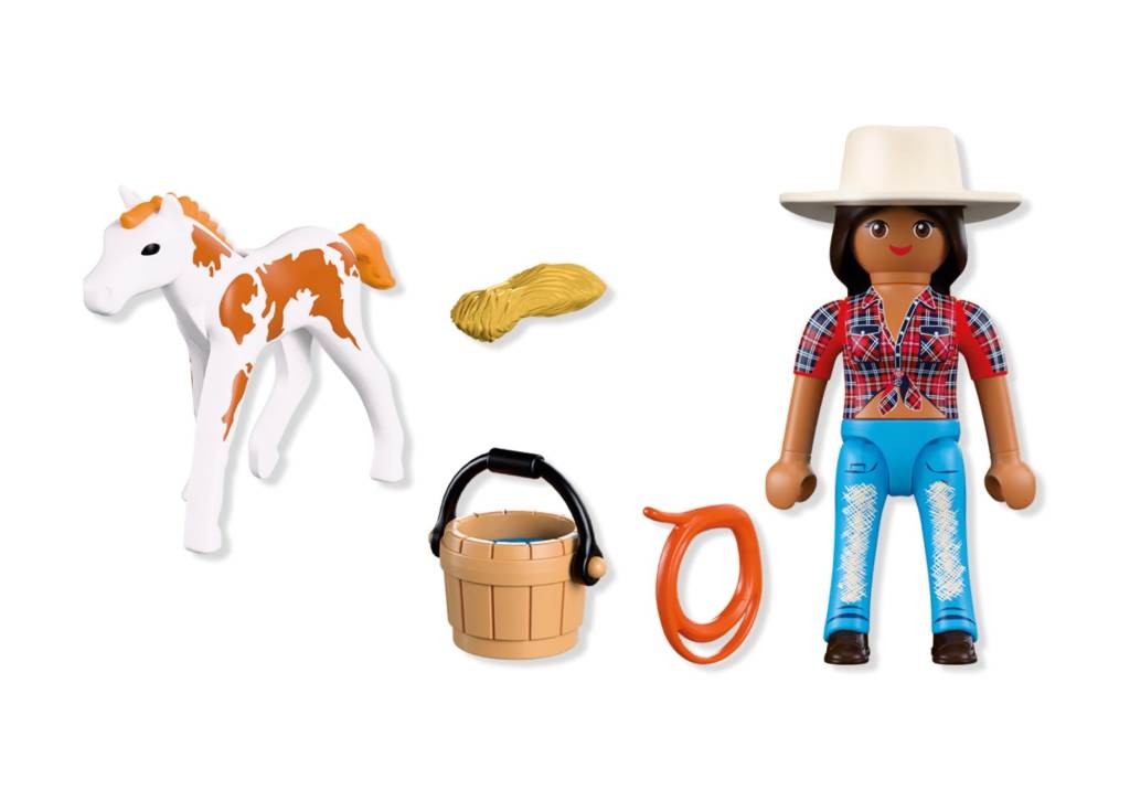 Contenido real de Playmobil® 72026 Duo Pack Jinete con Caballo