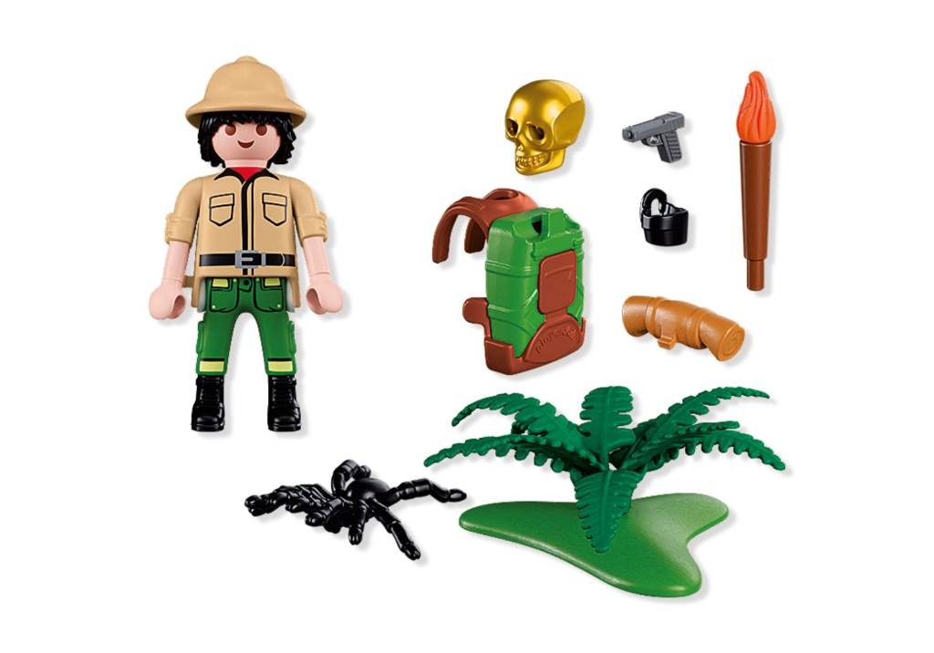 Contenido real de Playmobil® 72033 Aventurero
