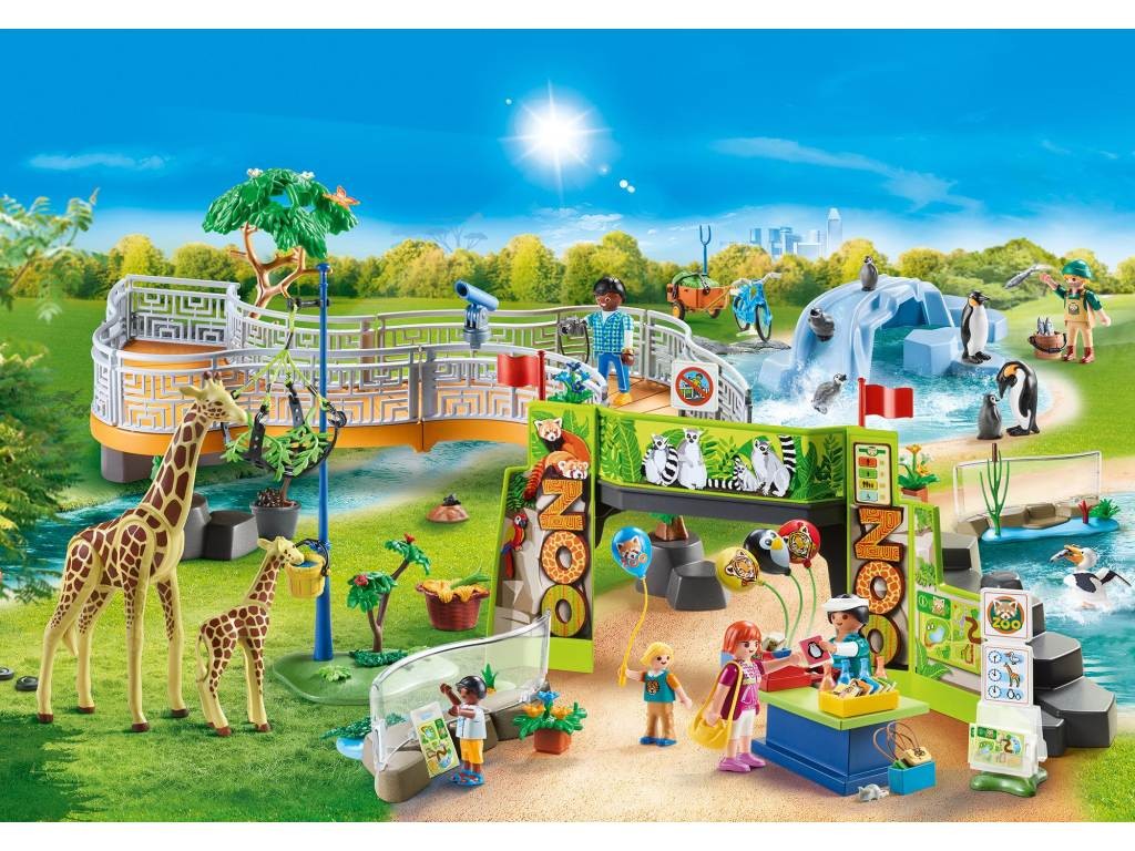 Contenido real de Playmobil® 70341 Gran Zoo