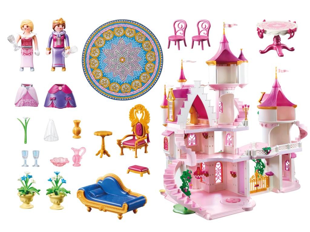 Contenido real de Playmobil® 70447 Gran Castillo de Princesas