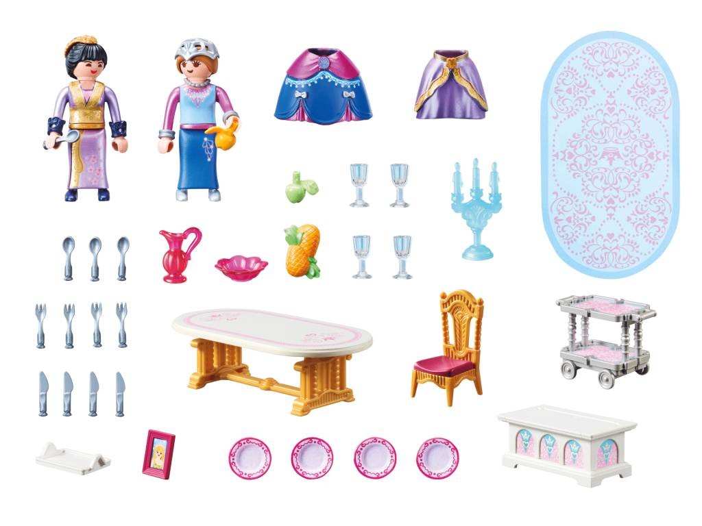 Contenido real de Playmobil® 70455 Comedor