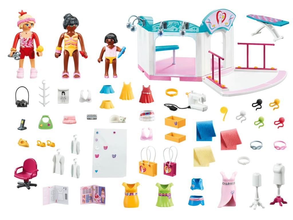 Contenido Real de Playmobil® 70590 Estudio de Moda